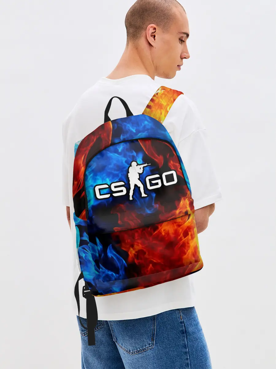 Рюкзак джинсовый / Counter Strike
