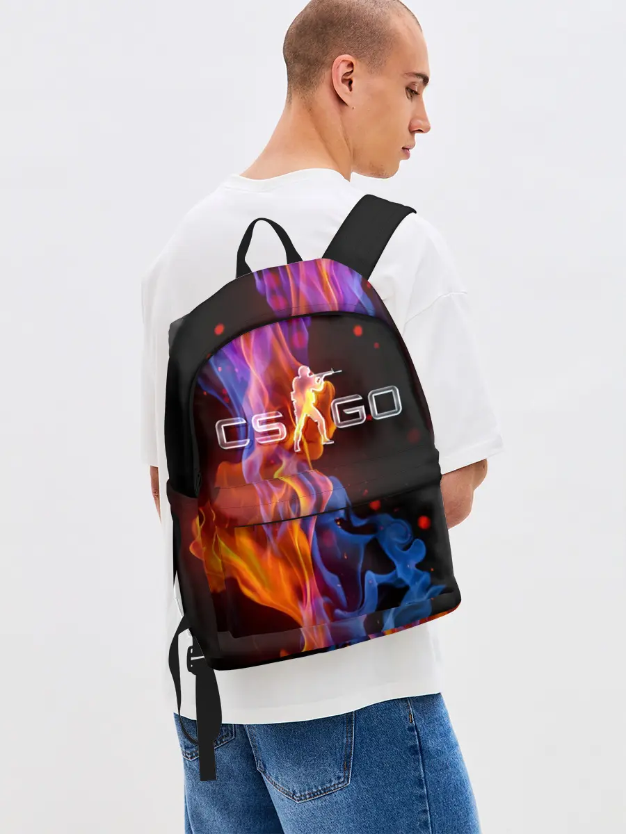 Рюкзак джинсовый / Counter Strike