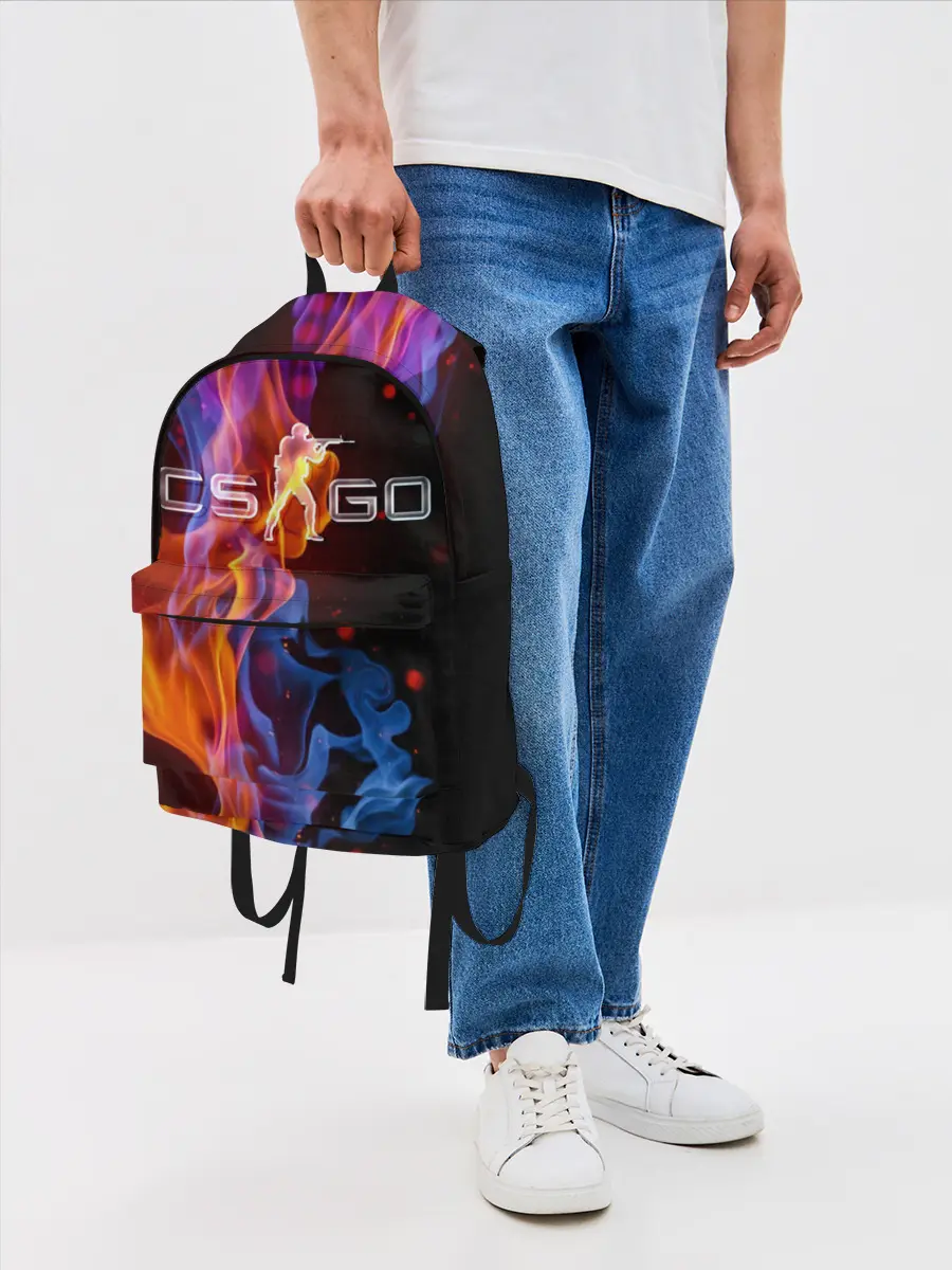 Рюкзак джинсовый / Counter Strike