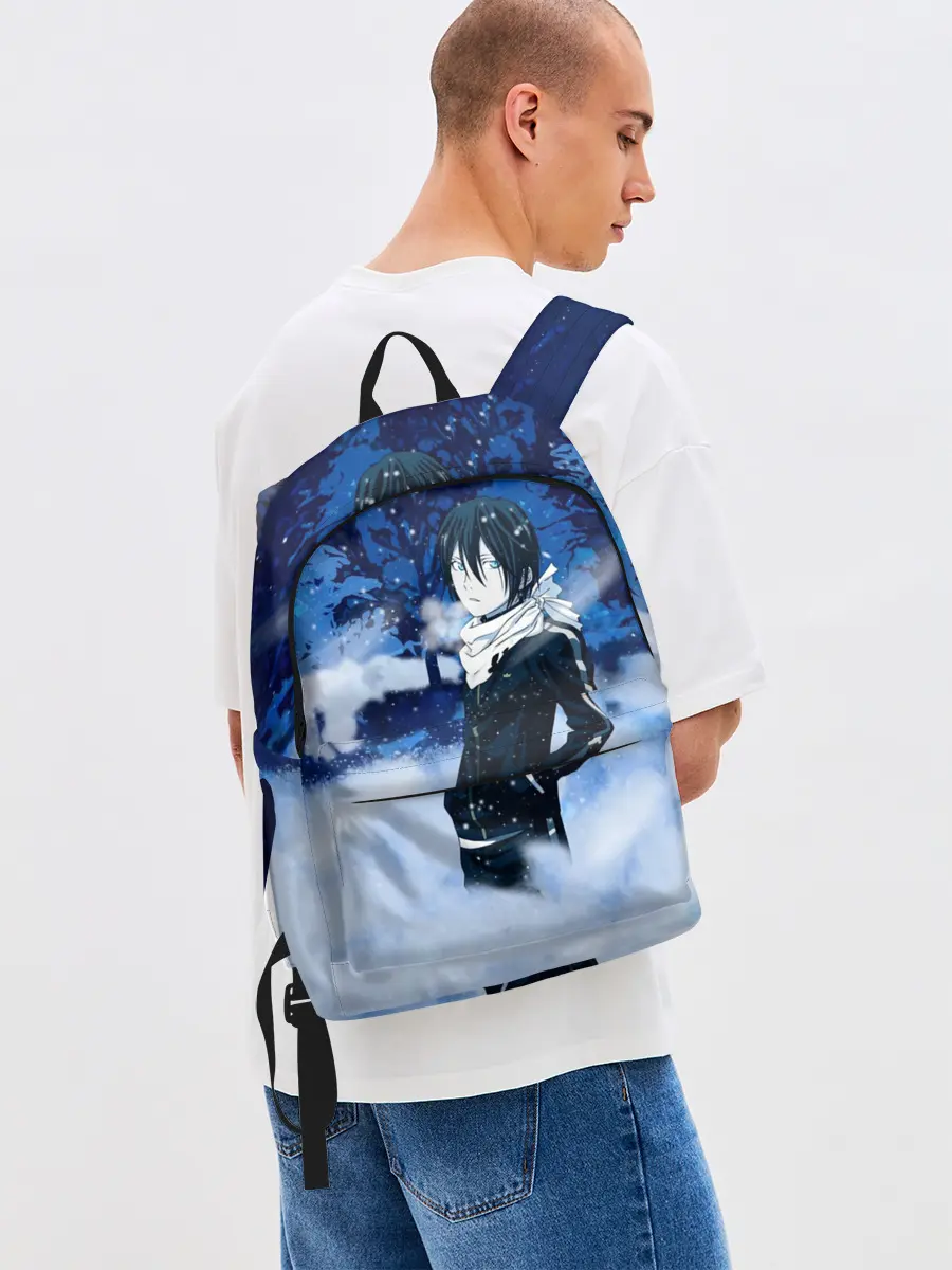 Рюкзак джинсовый / Снежный Ято. БЕЗДОМНЫЙ БОГ