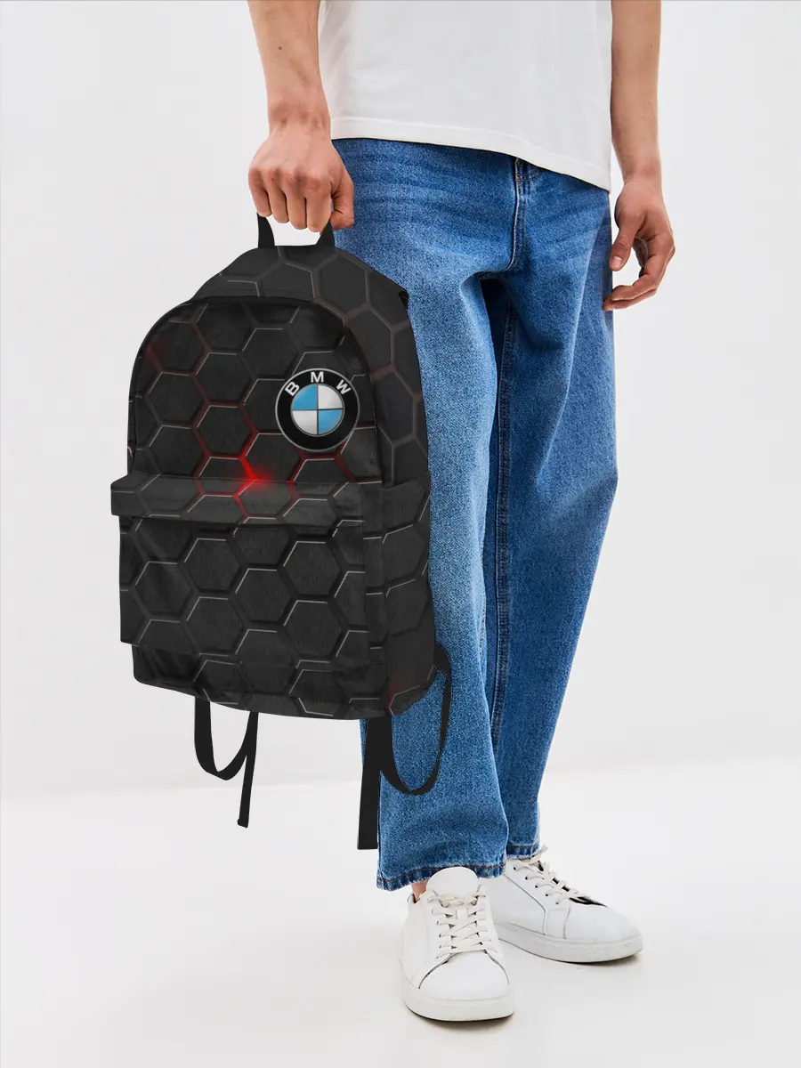 Рюкзак джинсовый / Карбон и BMW