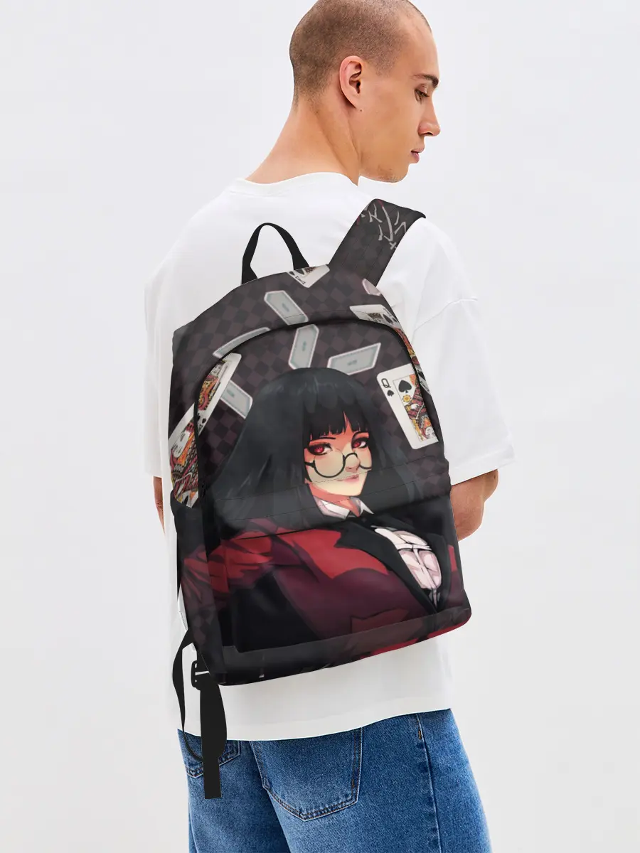 Рюкзак джинсовый / kakegurui yumeko карты