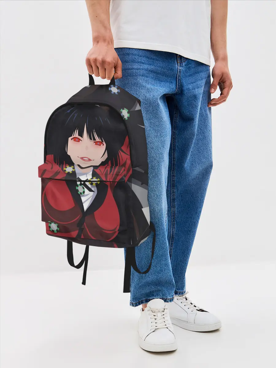 Рюкзак джинсовый / Kakegurui падает