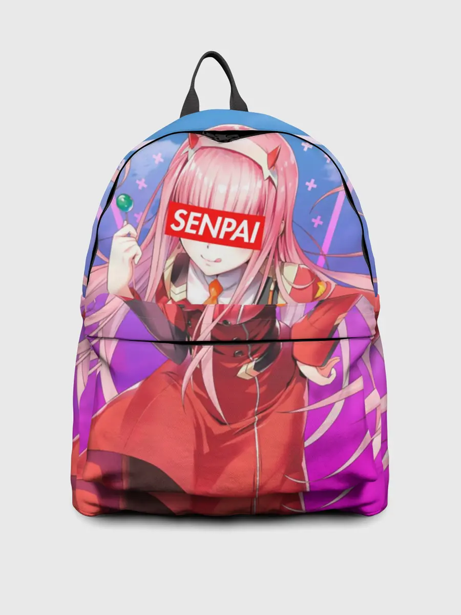 Рюкзак джинсовый / Anime Senpai Girl pink