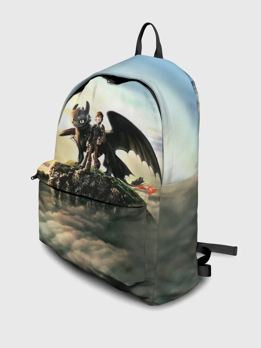 Рюкзак джинсовый / Как приручить дракона