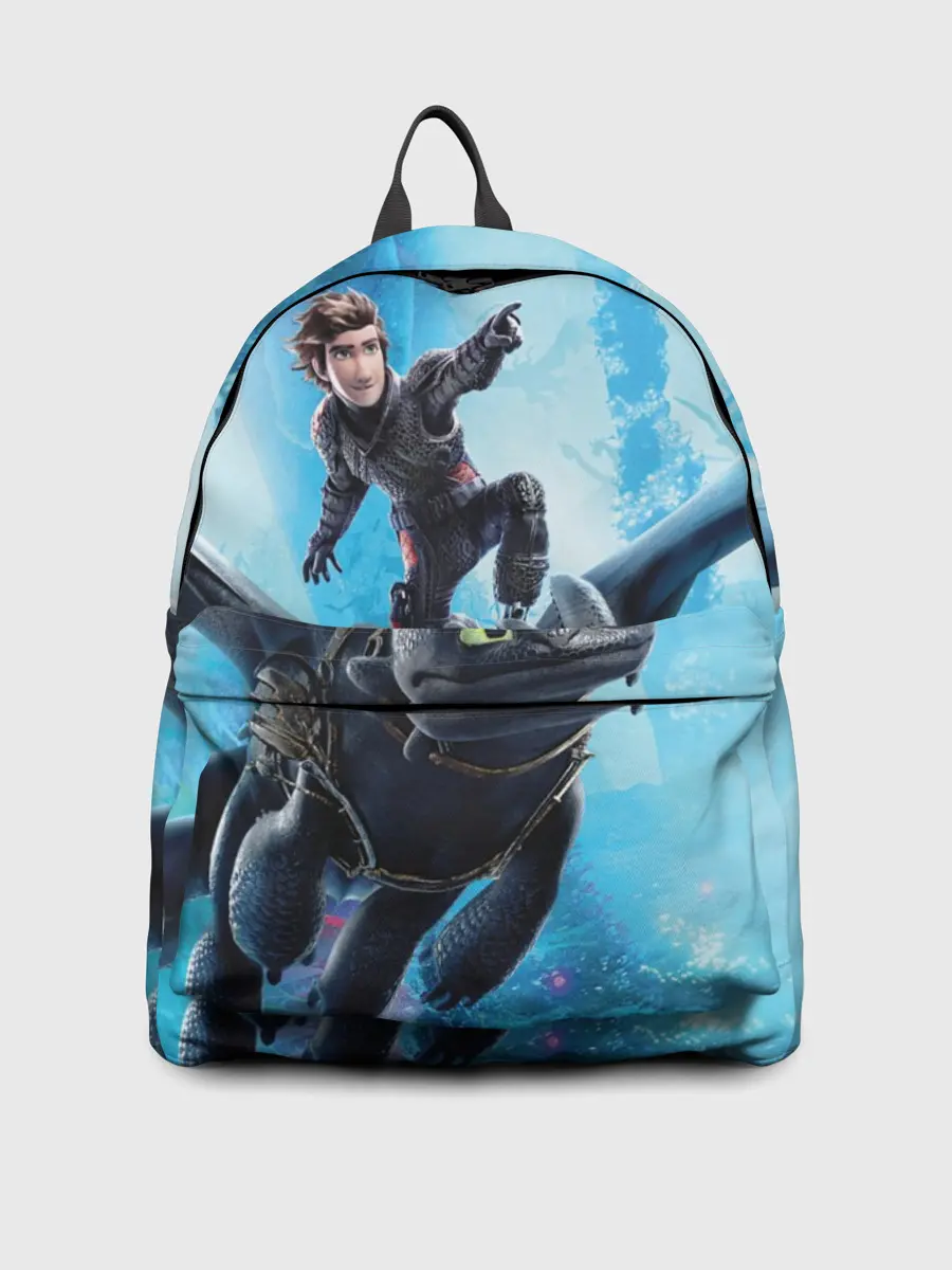 Рюкзак джинсовый / Как приручить дракона