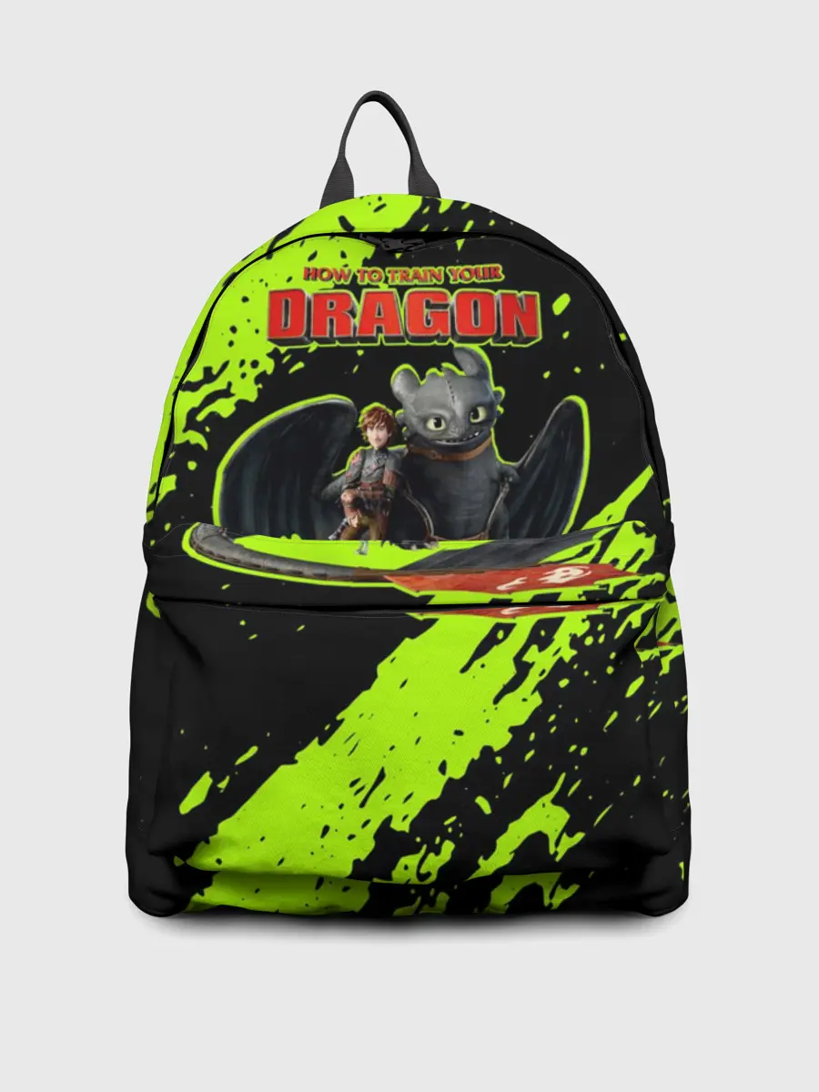 Рюкзак джинсовый / Как приручить дракона