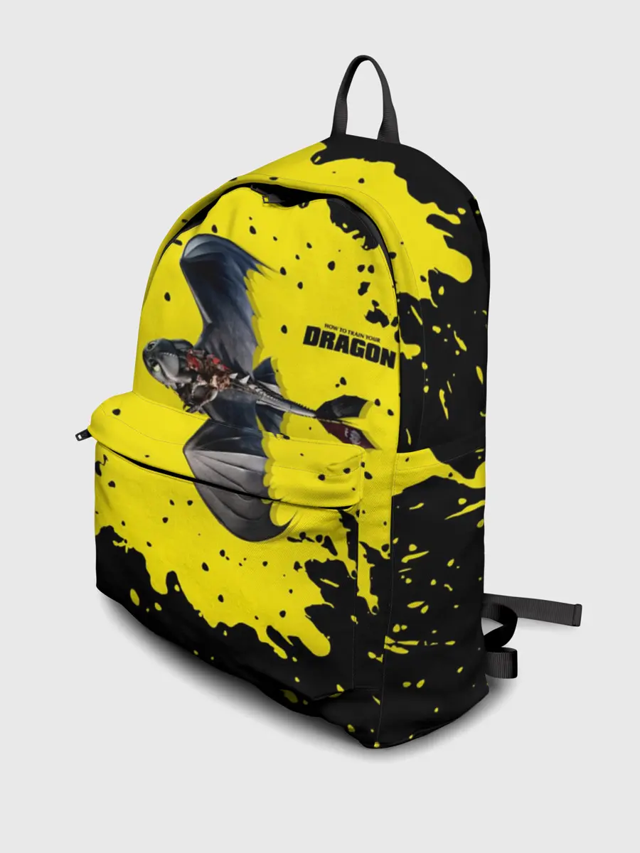 Рюкзак джинсовый / Как приручить дракона