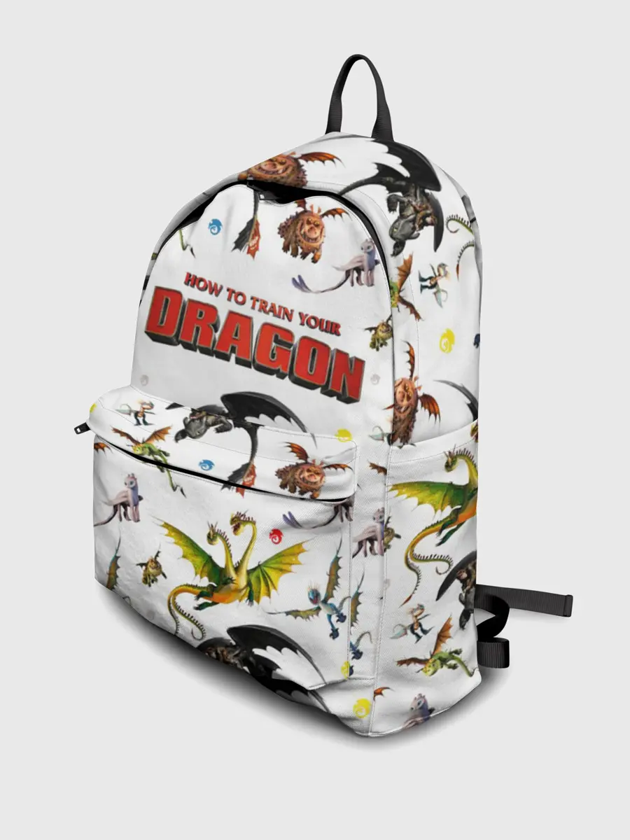 Рюкзак джинсовый / Как приручить дракона