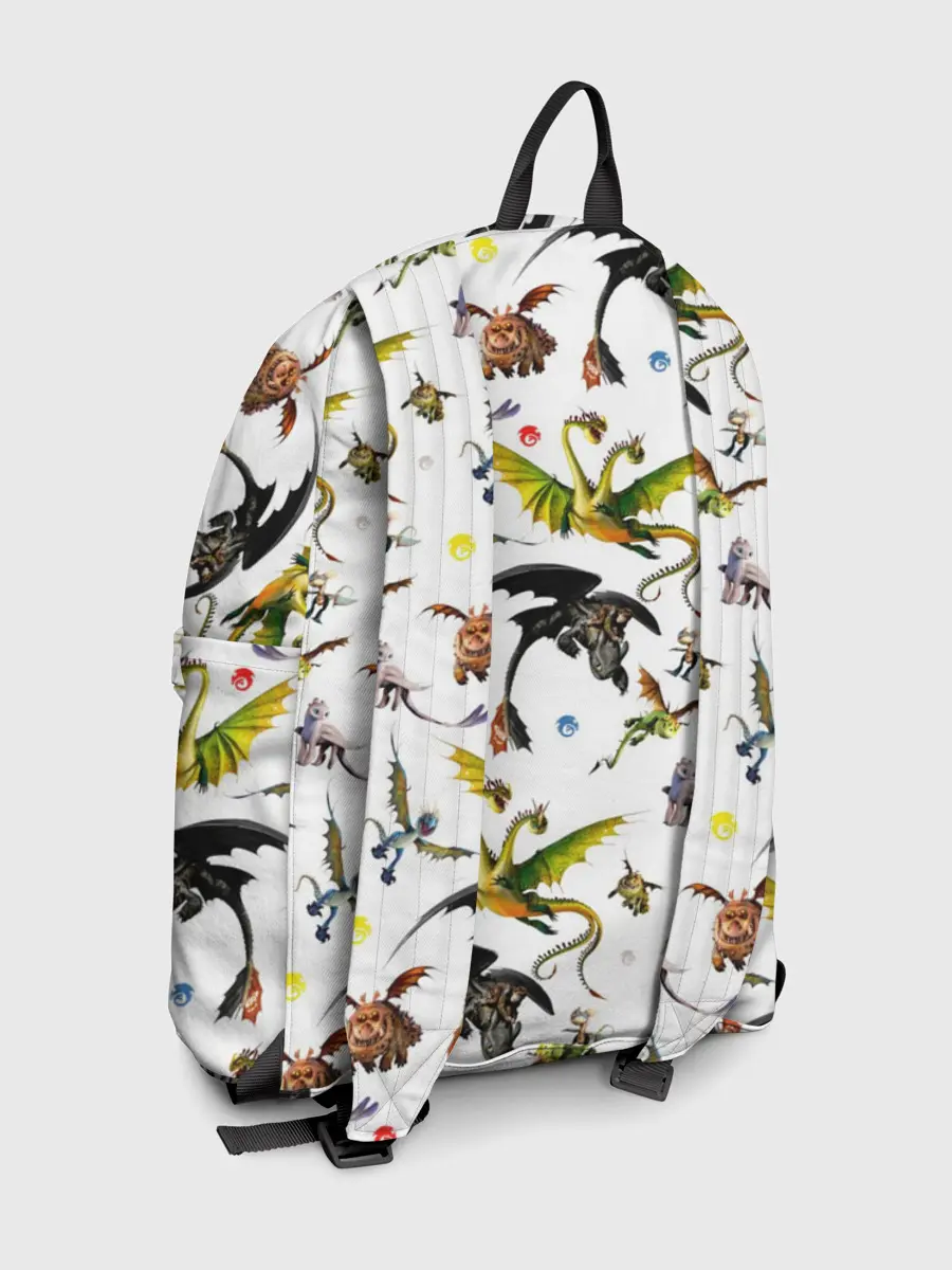 Рюкзак джинсовый / Как приручить дракона