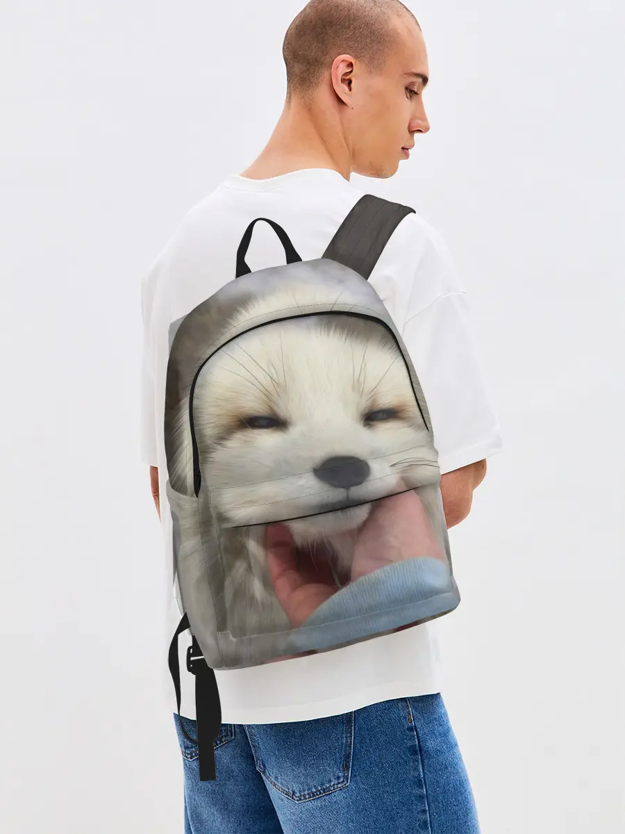 Рюкзак джинсовый / Лисенок