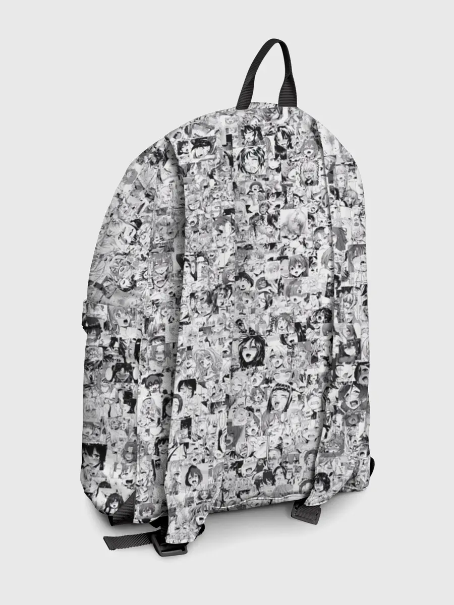 Рюкзак джинсовый / Череп из ахегао