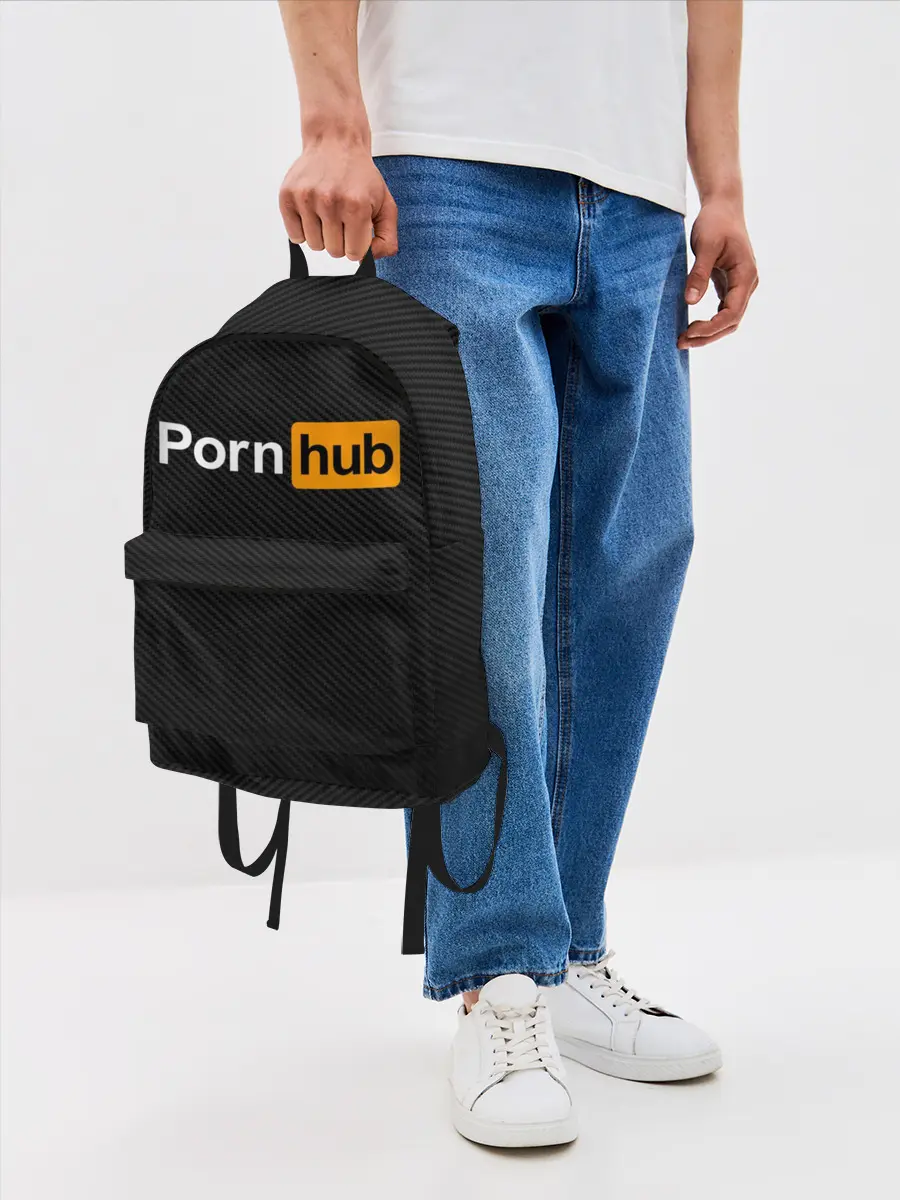 Рюкзак джинсовый / PORNHUB | ПОРНХАБ