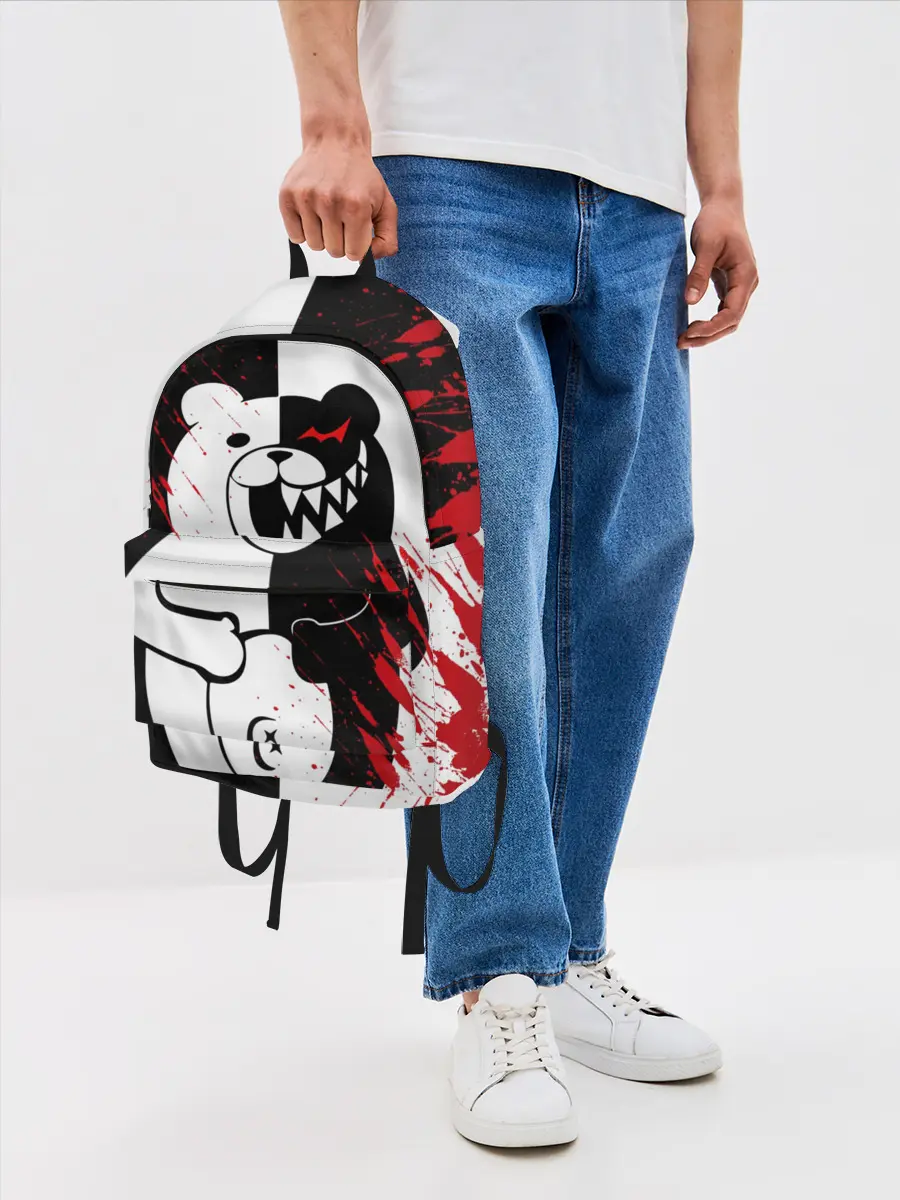 Рюкзак джинсовый / Monokuma вторая сущность