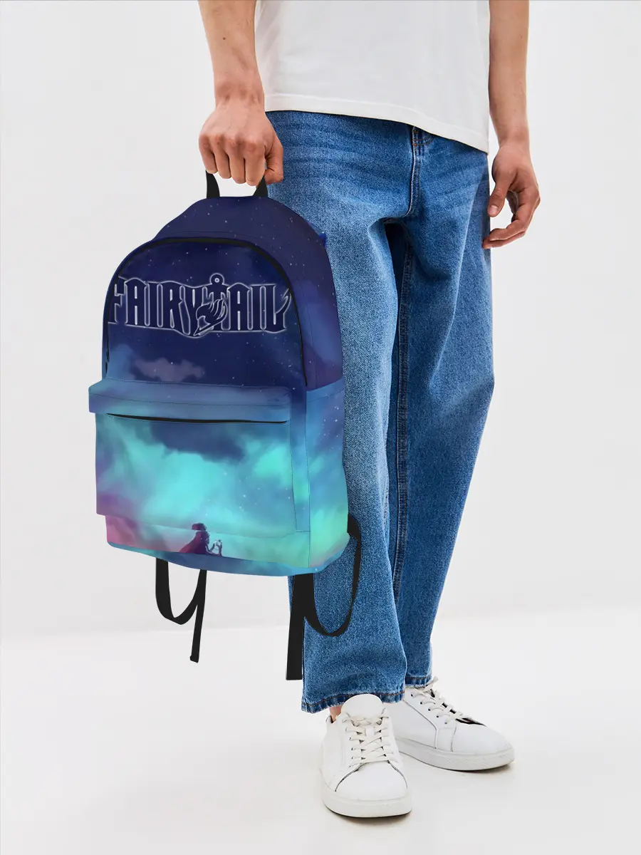 Рюкзак джинсовый / Фейри Тейл рассвет