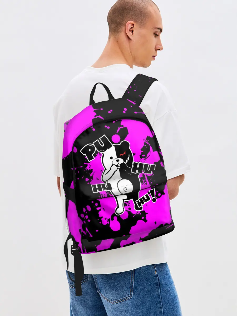 Рюкзак джинсовый / MONOKUMA Puhuhuhu