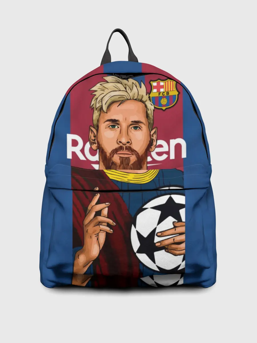 Рюкзак джинсовый / Месси Бог