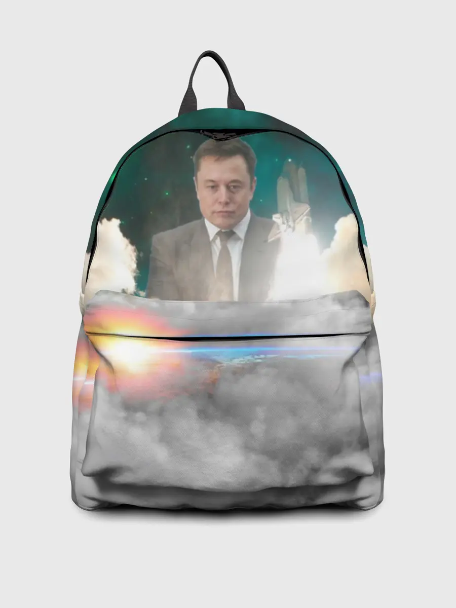 Рюкзак джинсовый / Elon Musk Thinker