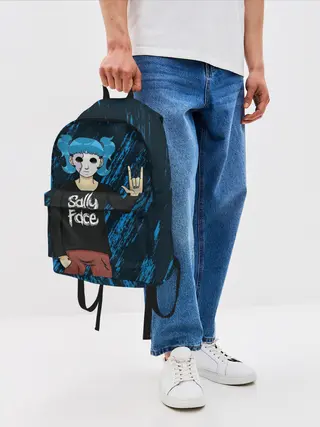 Рюкзак джинсовый / Sally Face по Року