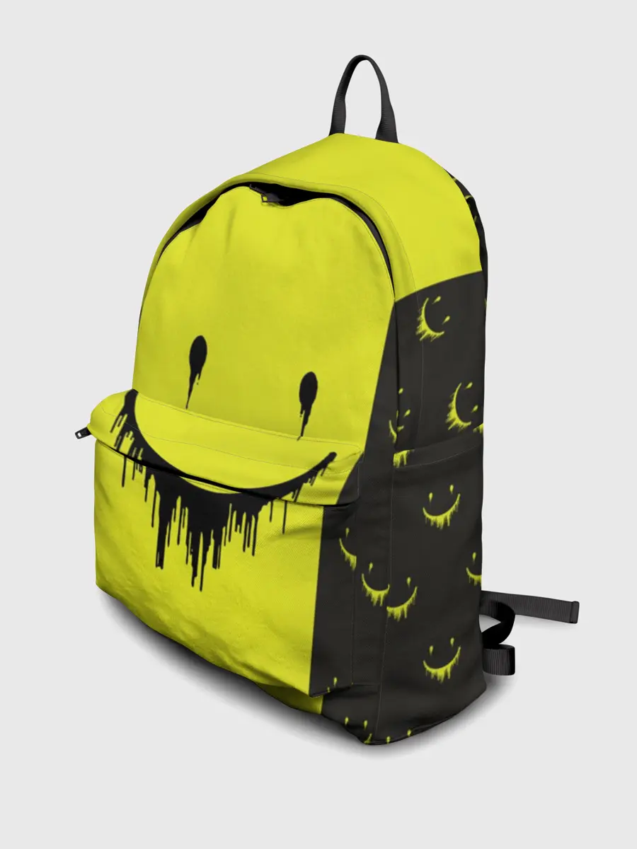 Рюкзак джинсовый / Смайлик