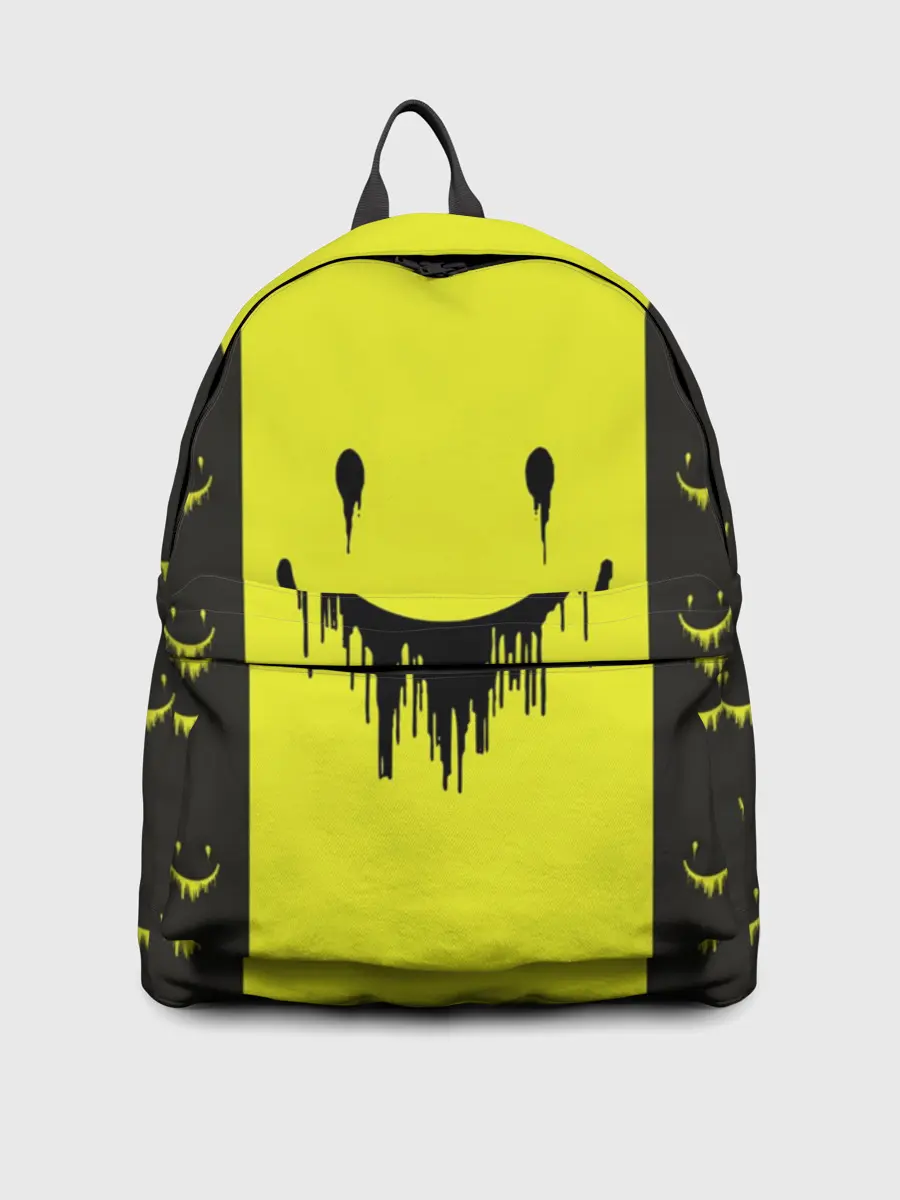 Рюкзак джинсовый / Смайлик