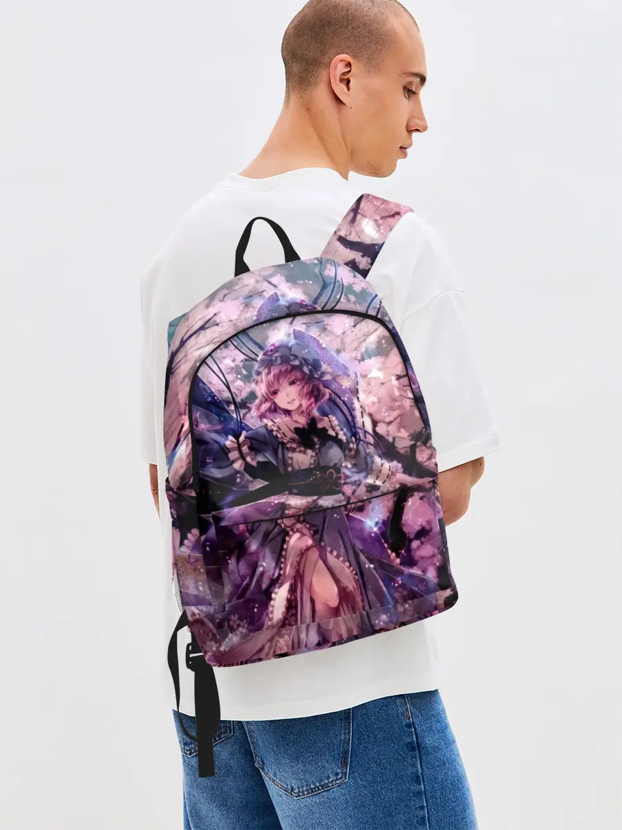 Рюкзак джинсовый / Anime Girl tree