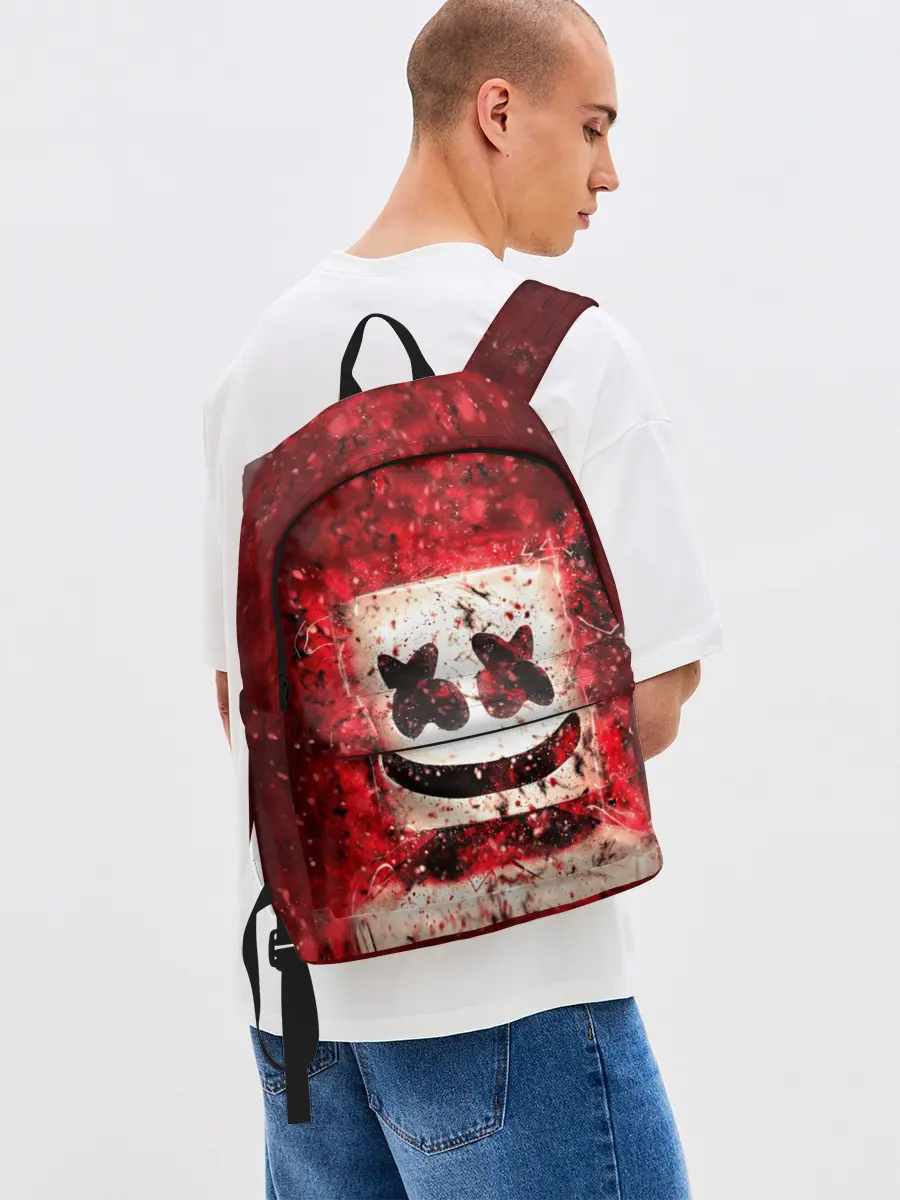 Рюкзак джинсовый / Marshmello