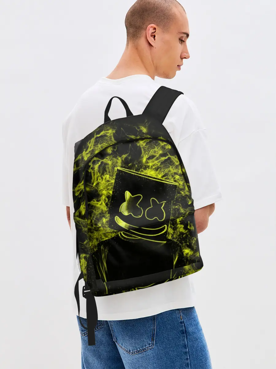 Рюкзак джинсовый / Marshmello