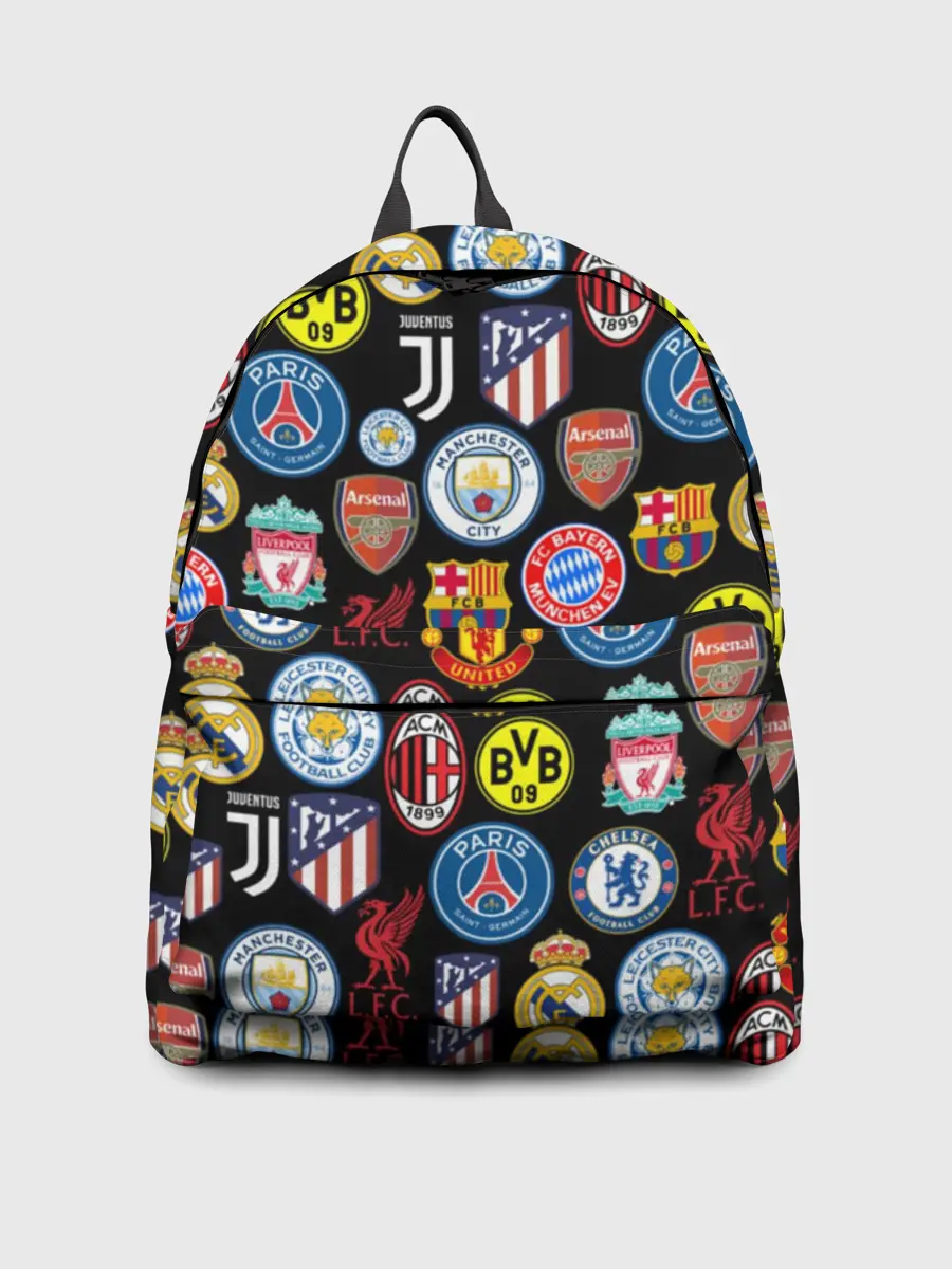 Рюкзак джинсовый / ЛОГО ФУТБОЛЬНЫХ КОМАНД