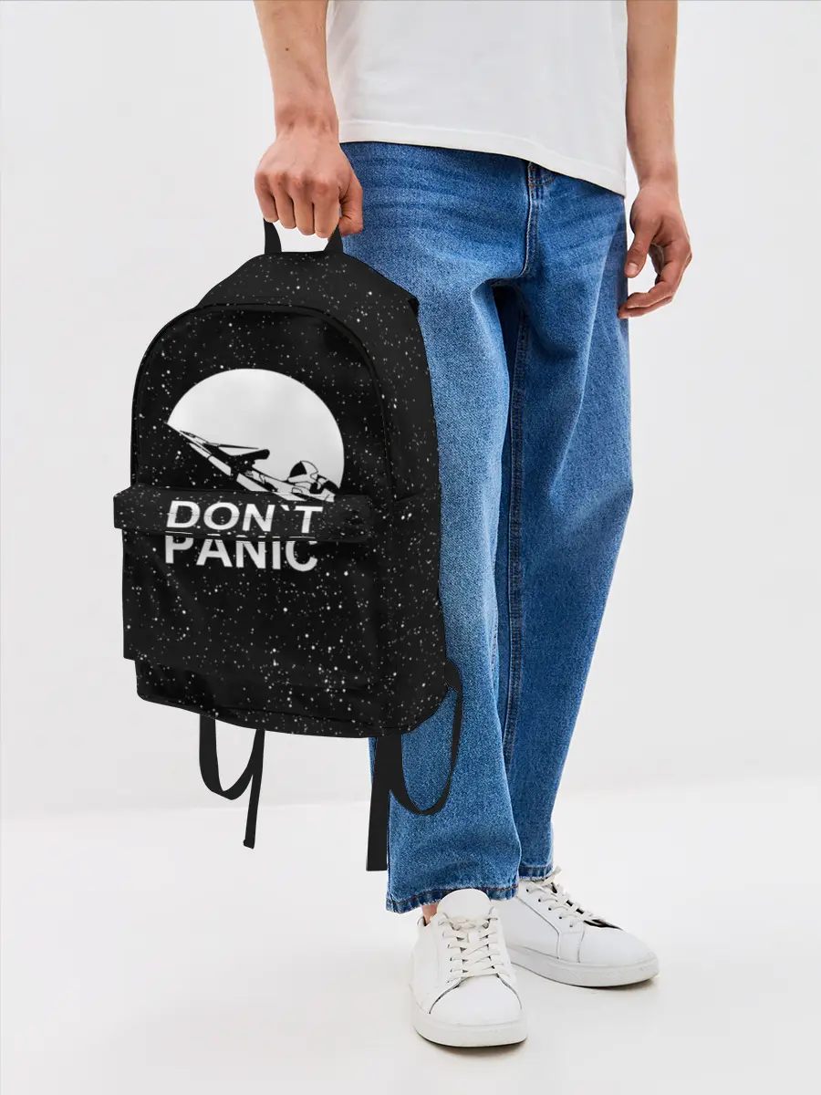 Рюкзак джинсовый / DONT PANIC