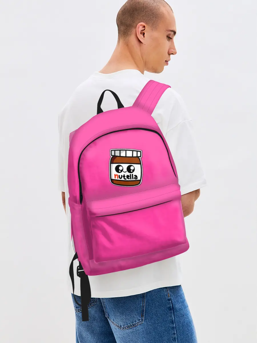 Рюкзак джинсовый / Парные футболки: Нутелка