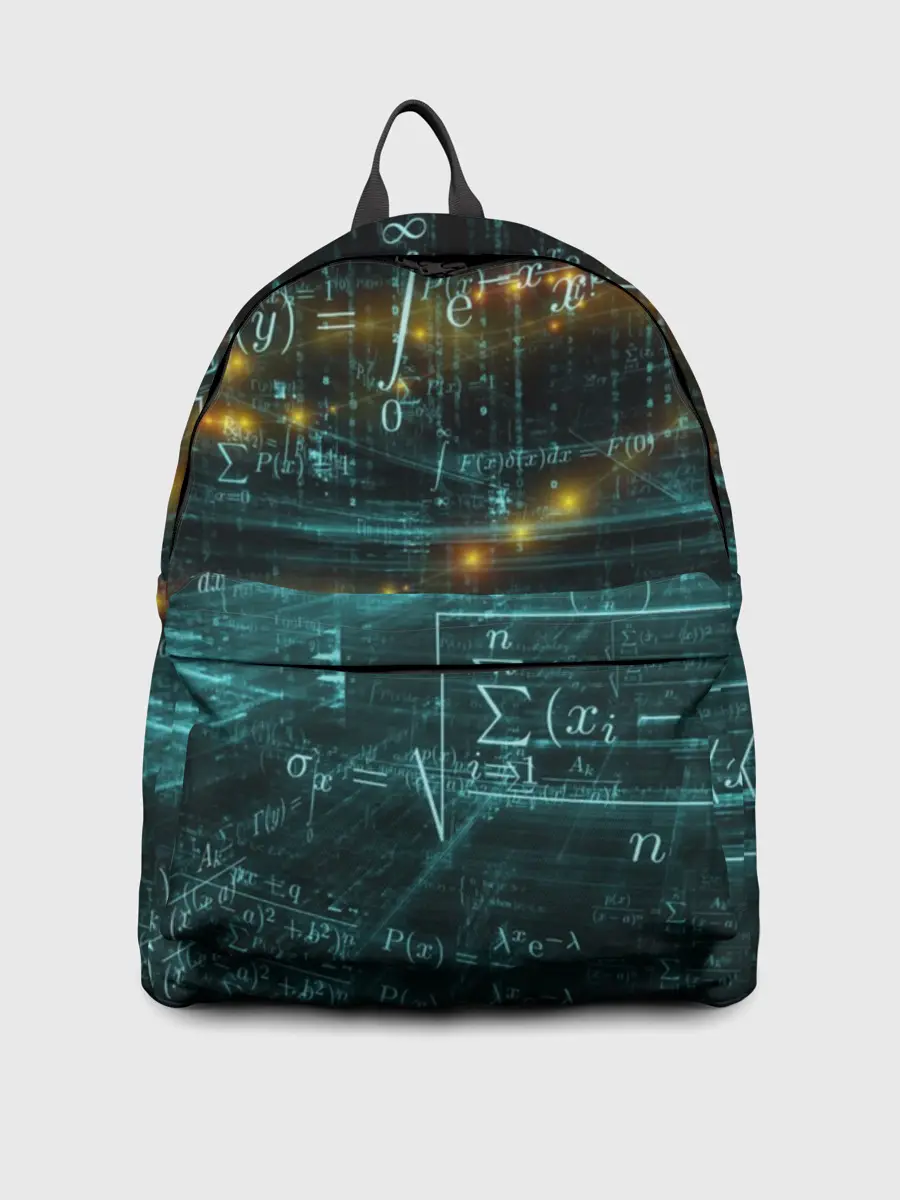 Рюкзак джинсовый / Формулы в пространстве