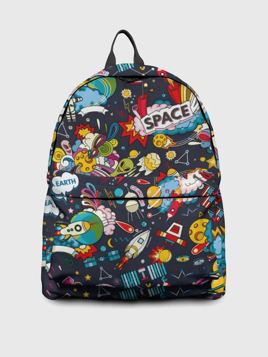 Рюкзак джинсовый / Космос