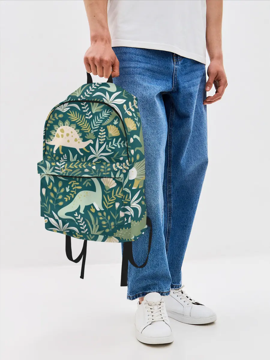 Рюкзак джинсовый / Динозавры