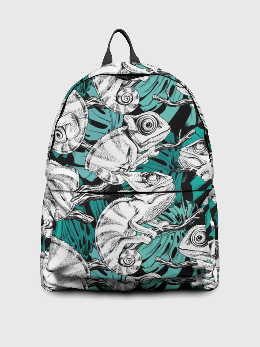 Рюкзак джинсовый / Хамелеоны