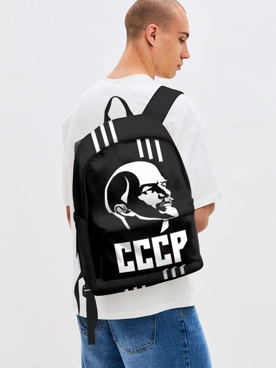 Рюкзак джинсовый / СССР Ленин