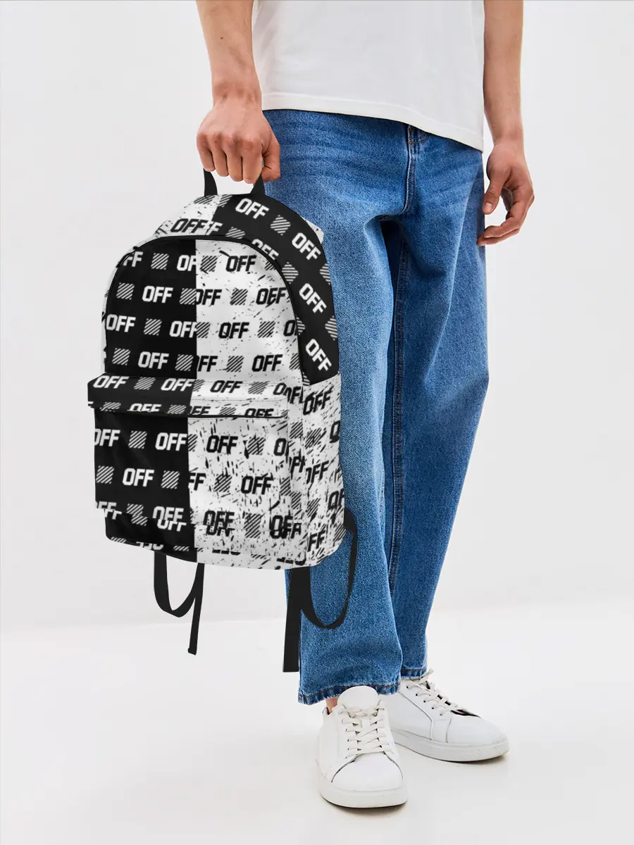 Рюкзак джинсовый / Выключись и попробуй стиль