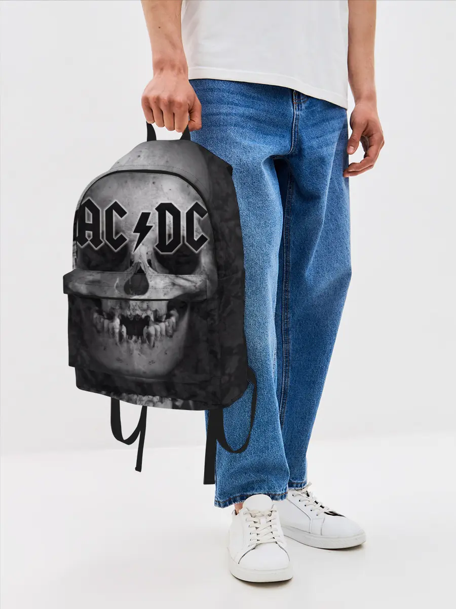Рюкзак джинсовый / AC/DC