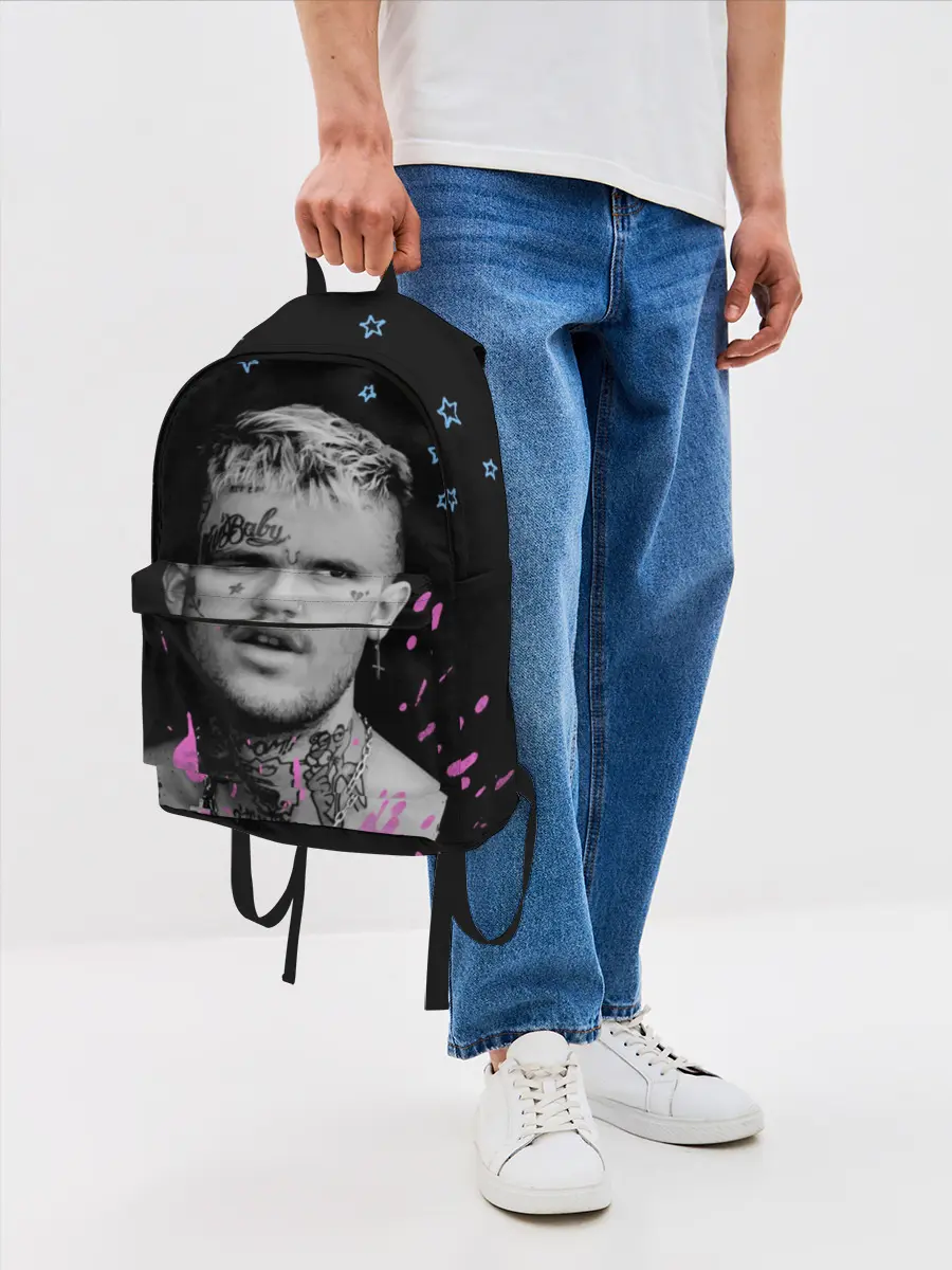 Рюкзак джинсовый / LIL PEEP - Runaway