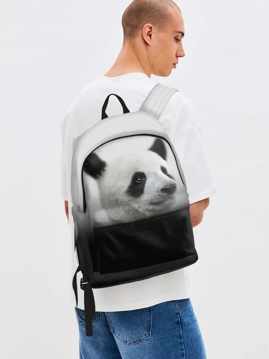 Рюкзак джинсовый / Панда
