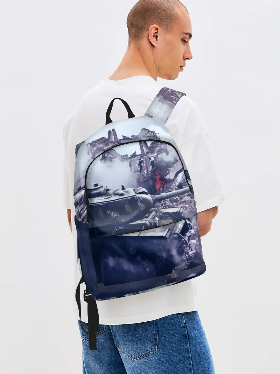 Рюкзак джинсовый / Танки