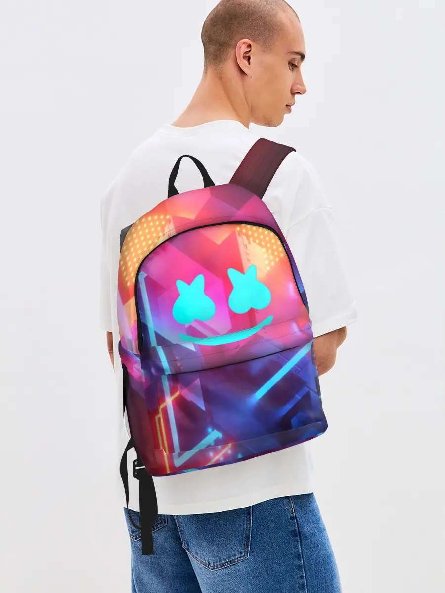 Рюкзак джинсовый / Marshmello