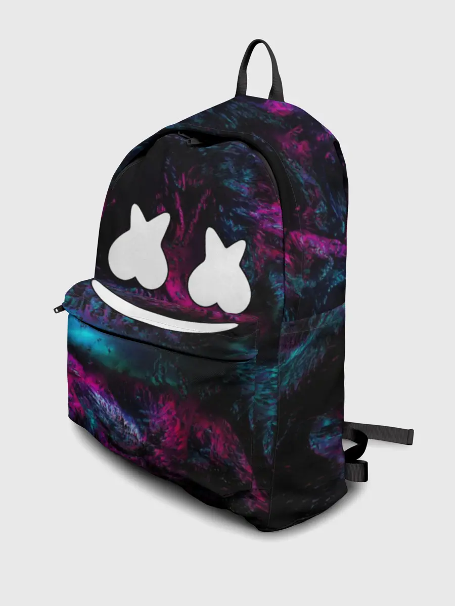 Рюкзак джинсовый / Marshmello NEON