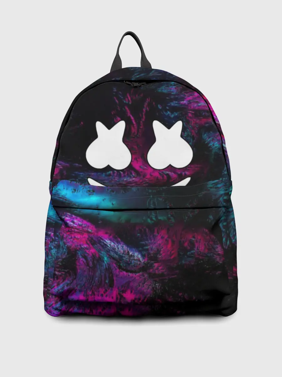 Рюкзак джинсовый / Marshmello NEON