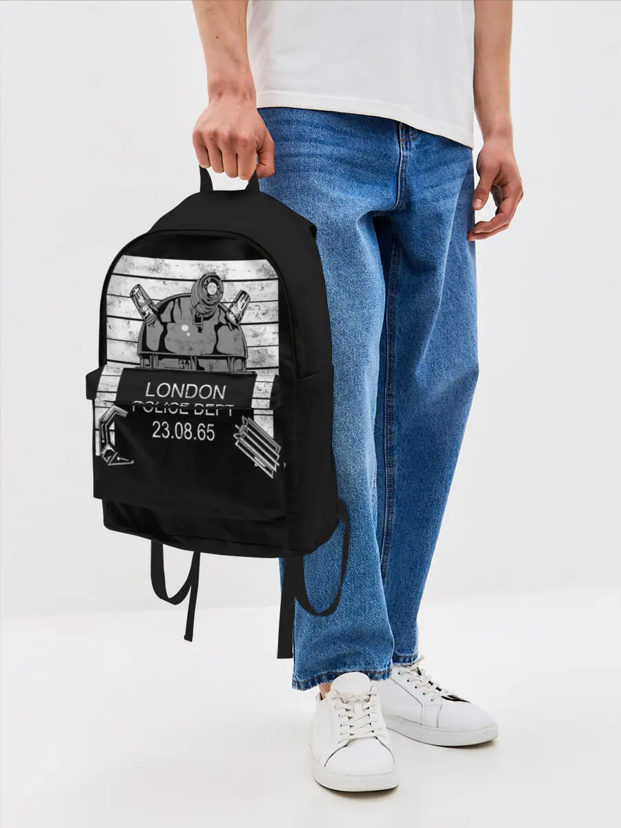 Рюкзак джинсовый / Доктор Кто. Далек