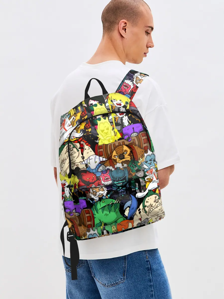 Рюкзак джинсовый / Дота 2