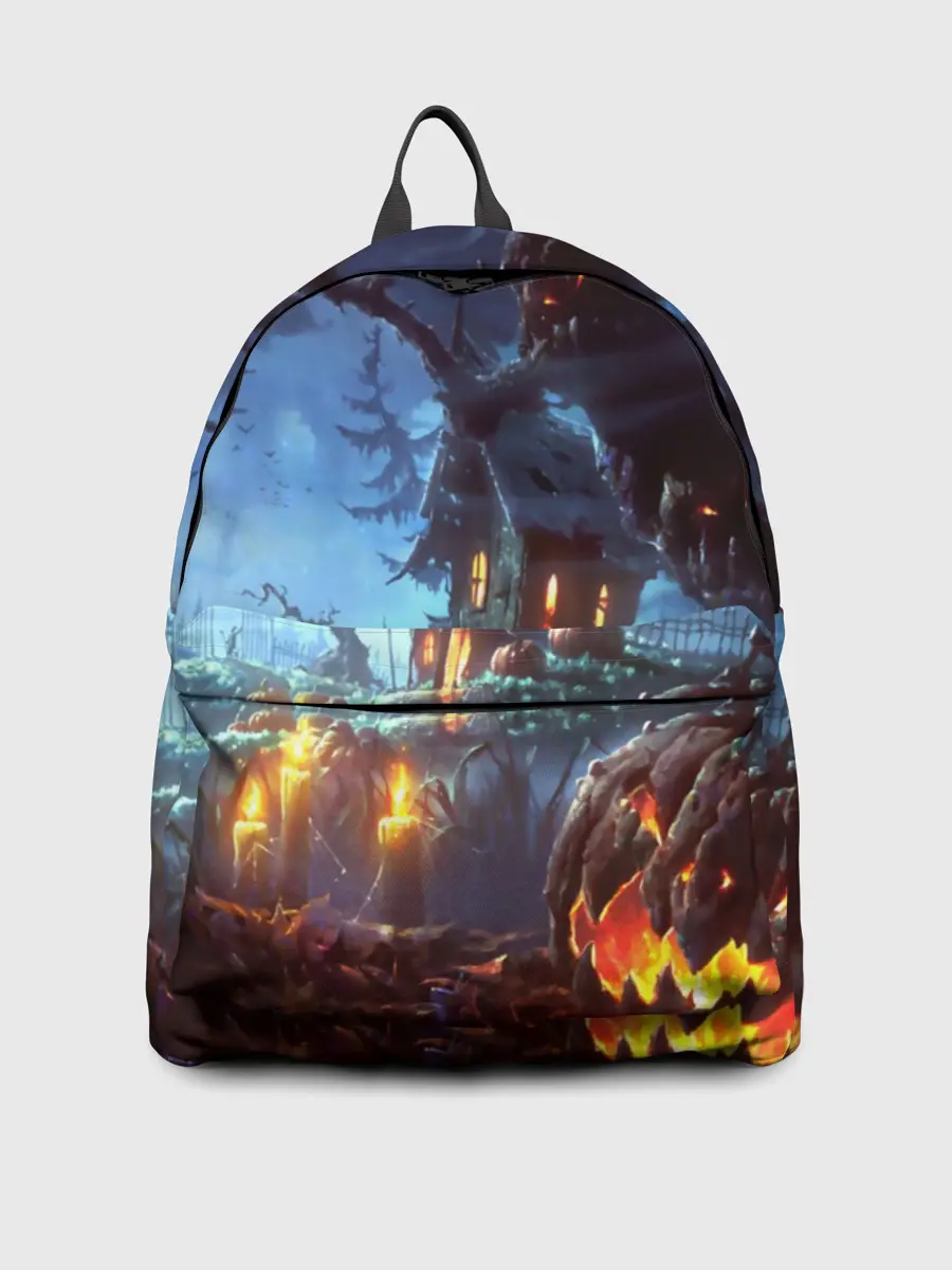 Рюкзак джинсовый / Хэллоуин