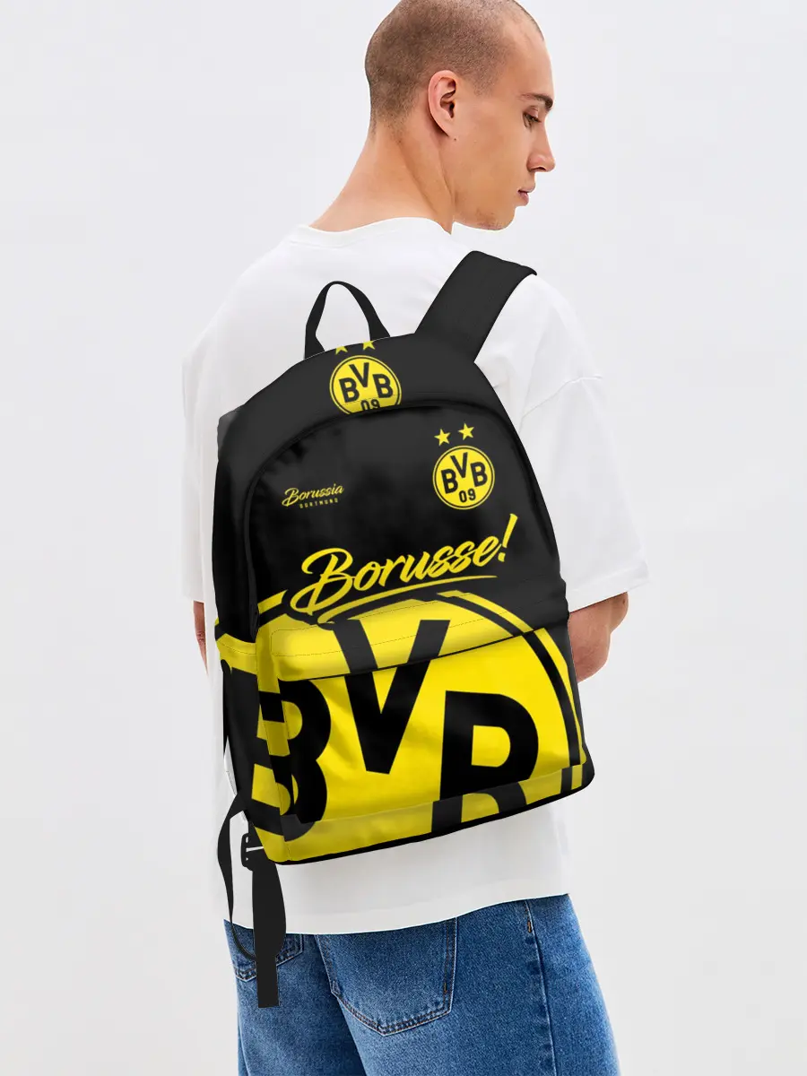 Рюкзак джинсовый / Боруссия Дортмунд