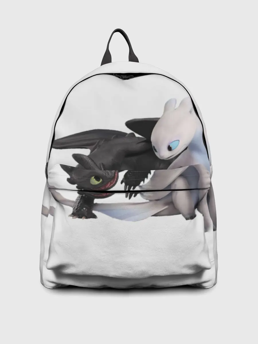 Рюкзак джинсовый / Как приручить дракона