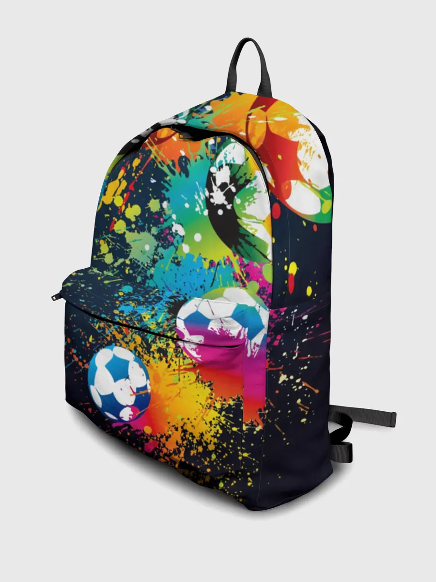 Рюкзак джинсовый / Футбольные мячи